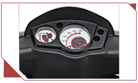 fuel and speedometer of Aprilia SR 150
